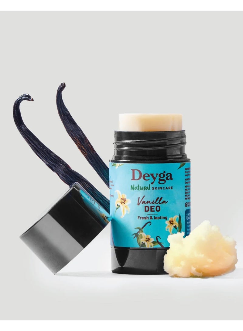 Deyga Vanilla Deodorant | Controls Excess Body Odor | Long-Lasting Freshness | Cruelty-free (35 Gram, Vanilla) - Image 3